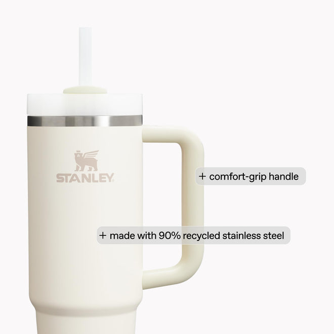 STANLEY Quencher H2.0 Tumbler with Handle and Straw 30 oz | Flowstate 3-Position Lid | Cup Holder Compatible for Travel | Insulated Stainless Steel Cup | BPA-Free | Goldenrod Coral 🍁 All In One Marketplace Canada