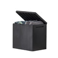 Keter City 30 Gal Outdoor Storage Box and Patio Side Table 🍁 All In One Marketplace Canada