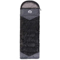 Sleeping Bag 3 Seasons (Summer, Spring, Fall) Warm & Cool Weather - Lightweight,Waterproof Indoor & Outdoor Use for Kids, Teens & Adults for Camping Hiking, Backpacking and Survival (Black Grey) 🍁 All In One Marketplace Canada