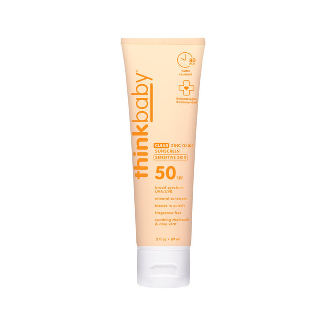 THINK Thinkbaby SPF 50+ Mineral Sunscreen for Sensitive Skin - 3 Fl Oz 🍁 All In One Marketplace Canada
