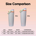 Owala FreeSip Sway Insulated Stainless Steel Water Bottle with Two-Way Spout, Built-In Straw and Bucket Handle, Made for Travel, School, and Sports, 40oz, BPA Free, Leak Proof, Beach House 🍁 All In One Marketplace Canada