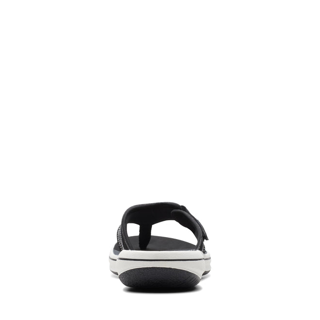 Clarks Women's Breeze Sea Flip-Flop, Black Synthetic, 10 🍁 All In One Marketplace Canada