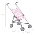 JC Toys | Berenguer Boutique | Single Umbrella Baby Doll Stroller | Elephant Theme | Pink | Ages 2 + 🍁 All In One Marketplace Canada