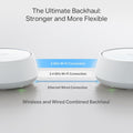 TP-Link Deco 7 BE25 Dual-Band BE5000 WiFi 7 Mesh Wi-Fi System - 4-Stream 5 Gbps, 240 Mhz | Covers up to 6,600 Sq.Ft | 2X 2.5G Ports Wired Backhaul | VPN,MLO, AI-Roaming, HomeShield (3-Pack) 🍁 All In One Marketplace Canada