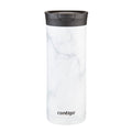 Contigo Huron 2.0 Couture Stainless Steel Travel Tumbler, Vacuum-Insulated Metal Tumbler for Coffee and Tea with Leak-Proof Lid, White Marble, 20 oz (591 mL) 🍁 All In One Marketplace Canada