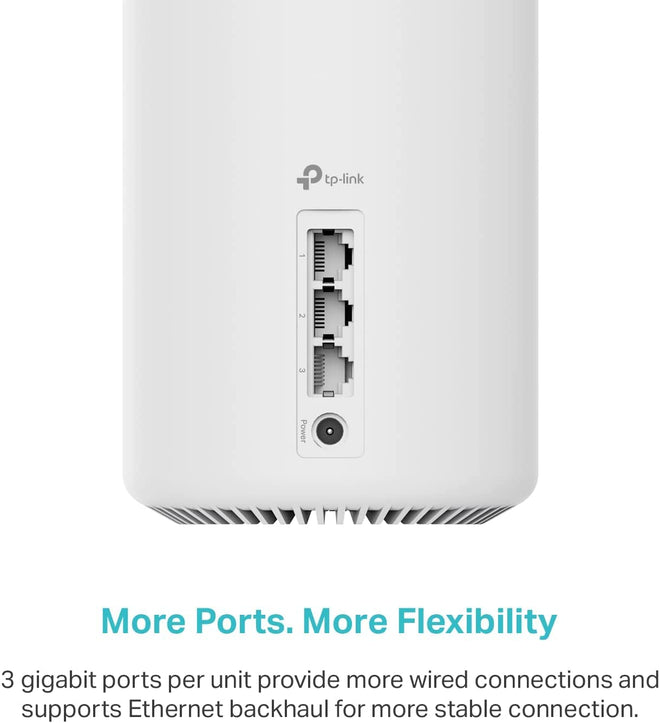 TP-Link Deco AXE5400 Tri-Band WiFi 6E Mesh System (Deco XE75) - Covers up to 7,200 Sq.Ft, Replaces WiFi Router and Extender, AI-Driven Mesh, New 6GHz Band, 3-Pack 🍁 All In One Marketplace Canada