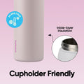 Owala FreeSip Insulated Stainless Steel Water Bottle with Straw for Sports and Travel, BPA-Free, 32oz, Dreamy Field 🍁 All In One Marketplace Canada