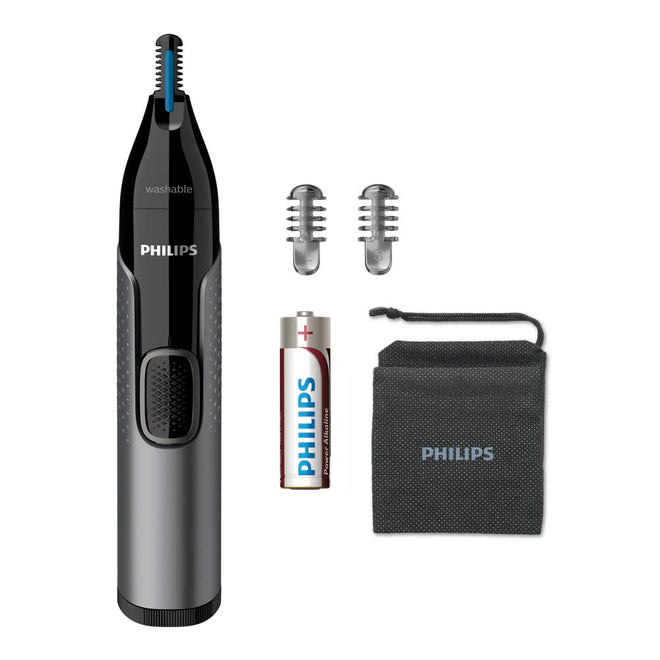 Philips Nose Trimmer Series 3000, Nose, Ear & Eyebrow Trimmer with Protective Guard System & Travel Pouch, NT3650/26 🍁 All In One Marketplace Canada