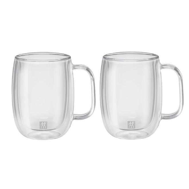ZWILLING Sorrento Plus 2 Piece Insulated Double-Wall Borosilicate Glass Coffee Mug - 355 ml 🍁 All In One Marketplace Canada