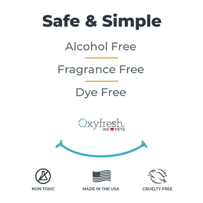 Oxyfresh Premium Pet Dental Care Solution Pet Water Additive: Best Way to Eliminate Bad Dog Breath and Cat Bad Breath - Fights Tartar & Plaque - So Easy, Just Add to Water! Vet Recommended 16 oz. 🍁 All In One Marketplace Canada