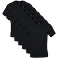 GILDAN Men's Crew T-Shirts, Multipack, Style G1100, Black (6-Pack), Medium 🍁 All In One Marketplace Canada