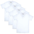 Hanes Men's ComfortSoft 4 Pack FreshIQ Cotton V-Neck T-Shirt, White, Medium 🍁 All In One Marketplace Canada