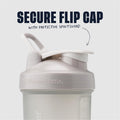 BlenderBottle Shaker Bottle with Pill Organizer and Storage for Protein Powder, Classic V2 ProStak System, 22-Ounce, Smoke Grey 🍁 All In One Marketplace Canada