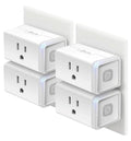 Kasa Smart Plug Mini by TP-Link (HS103P4) - Smart Home WiFi Outlet Works with Alexa, Echo and Google Home, No Hub Required, Remote Control, 2.4GHz WiFi Required, 15 Amp, UL Certified, 4-Pack, White 🍁 All In One Marketplace Canada