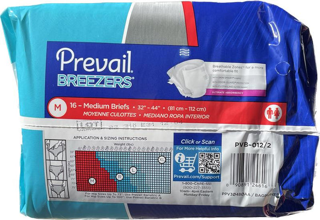 Prevail Breezers Ultimate Absorbency Medium 16 count