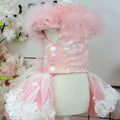 Baby Boo Feather Dog Dress | Elegant Occasion Dog Dress