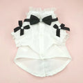 Charlise Shirt & Bow Set for Dogs – Elegant Dog Shirt Outfit