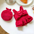 Royal Bow Moment Dog Dress Set | Dress with Matching Hat