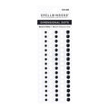 Dimensional Black & White Enamel Dots