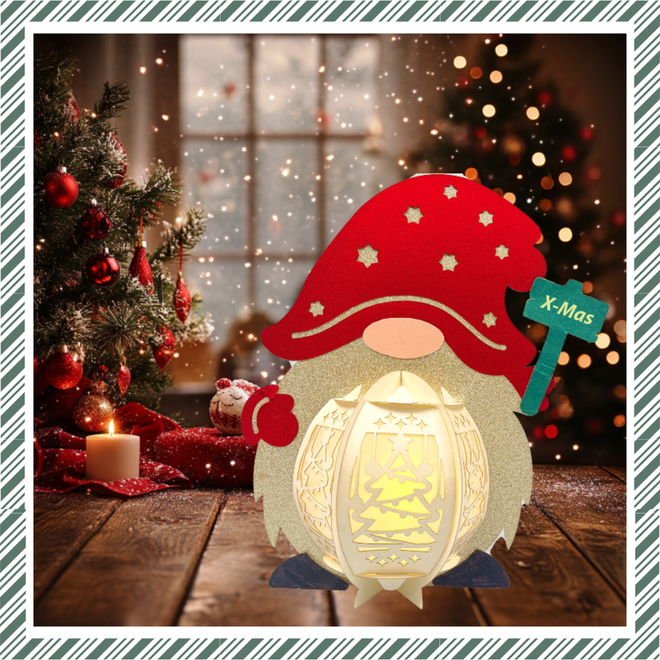 CrafTreat DIY Paper Lanterns - Gnome