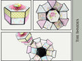 CrafTreat Scrapbook Blanks - Hexagon Explosion Box - Black & Kraft Color