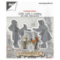 Joy! Craft Die - Anton Pieck Girl with a Monkey