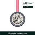 3M Littmann Classic III Monitoring Stethoscope, 5633, More Than 2X as Loud*, Weighs Less**, Stainless Steel Chestpiece, 69 cm (27") Pearl Pink Tube 🍁 All In One Marketplace Canada