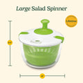 Cuisinart Salad Spinner with Easy-to-Spin Knob, 5-Qt Capacity (CTG-00-SASC) 🍁 All In One Marketplace Canada