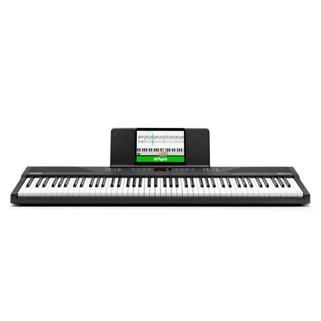 Alesis 88 Key Keyboard Piano with 480 Sounds, Speakers, USB MIDI, Carry-Bag, Stand, Headphones, Pedal and Piano Lessons for Beginners 🍁 All In One Marketplace Canada