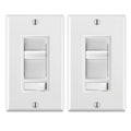 Leviton 2-Pack SureSlide Dimmer Switch for Dimmable LED, Halogen and Incandescent Bulbs, 6674-2PK, White 🍁 All In One Marketplace Canada