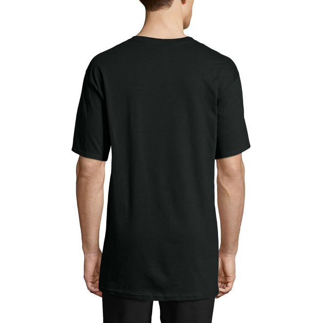 Hanes Size Men's Beefy Short Sleeve Tee Value Pack (2-Pack), Black, Large/Tall 🍁 All In One Marketplace Canada