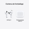 Apple AirPods 4 Wireless Earbuds, Bluetooth Headphones, Personalized Spatial Audio, Sweat- and Water-Resistant, USB-C Charging Case, H2 Chip, Up to 30 Hours of Battery Life 🍁 All In One Marketplace Canada
