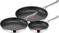 Jamie Oliver by Tefal Cooks Direct, Stainless Steel Pan Set, Frying Pans Nonstick Set 3 Pcs (20/24/28cm) (8/9/11 Inches), Induction Cookware with Even Heating 🍁 All In One Marketplace Canada