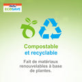 Hefty ECOSAVE Compostable Disposable Paper Plates Dinner 10", 80 Count 🍁 All In One Marketplace Canada