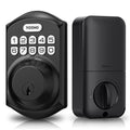 TEEHO TE001 Keyless Entry Door Lock with Keypad - Smart Deadbolt Lock for Front Door with 2 Keys - Auto Lock - Easy Installation - Matte Black 🍁 All In One Marketplace Canada