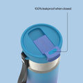 Contigo DualSip 16 oz Compact Water Bottle w/ 2-Way Lid (Drink from Straw or Spout) | Vacuum-Insulated Stainless Steel for Cold Drinks | 100% Leakproof | BPA & Lead-Free | Dishwasher Safe 🍁 All In One Marketplace Canada