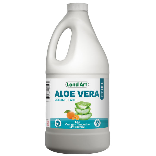 Aloe Vera Drinkable Gel, Orange, Heartburn & Acid Reflux, 1,5 L 🍁 All In One Marketplace Canada