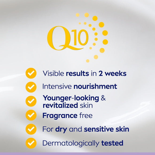 NIVEA Q10 Anti-Wrinkle + Fragrance Free Night Cream for Sensitive Skin | Night face moisturizer | 50mL 🍁 All In One Marketplace Canada