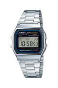 Casio Men's A158W-1 Classic Digital Stainless Steel Bracelet Watch 🍁 All In One Marketplace Canada