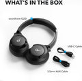 soundcore by Anker Q20i Hybrid Active Noise Cancelling Headphones, Wireless Over-Ear Bluetooth, 40H Long ANC Playtime, Hi-Res Audio, Big Bass, Customize via an App, Transparency Mode, Ideal for Travel 🍁 All In One Marketplace Canada