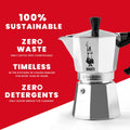 BIALETTI Moka Express 6-Cup Aluminum Stovetop Espresso Maker, Silver 🍁 All In One Marketplace Canada