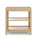 Graco Teddi Changing Table with Water-Resistant Changing Pad (Driftwood) - GREENGUARD Gold Certified, 2 Open Shelves, Includes Bonus Water-Resistant Changing Pad with Safety Strap 🍁 All In One Marketplace Canada