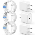 Susnwere iPhone 17 15 16 Charger 10Ft with 20W USB C Charger Block,3-Pack 20W Fast Wall Charger for iPhone 17 Pro Max/iPhone 16/16 Plus/16 Pro/16 Pro Max/15 Plus/15 Pro Max,3Pack Extra Long 10ft Cable 🍁 All In One Marketplace Canada