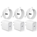 iPhone 17 16 Charger, 3Pack 10FT USB C to Type C Cable with USB C Charger Block Compatible with iPhone 17/16 Pro/16 Pro Max/15/15 Pro Max/16e, iPad Pro12.9/11 USB C Charger 🍁 All In One Marketplace Canada