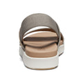 KEEN Women's Elle Backstrap Casual Platform Open Toe Wedge Sandals, Brindle/Birch, 8 🍁 All In One Marketplace Canada