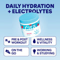 Cira Hydration Electrolytes Powder - Daily Electrolyte Powder, Sugar Free w Himalayan Salt, Magnesium, Potassium, Hydration Powder for Dehydration Relief & Recovery - Strawberry Margarita, 45 Servings 🍁 All In One Marketplace Canada