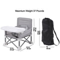 PandaEar Portable Baby Seat Travel Chair| Compact Fold with Straps for Indoor/Outdoor Use| Great for Camping, Beach, Lawn |Toddlers, Kids, Boys, Girls (Neural Seat) 🍁 All In One Marketplace Canada