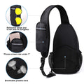 WATERFLY Sling Bag Sling Backpack Crossbody Bag Hiking Daypack for Men Women (Black Color) 🍁 All In One Marketplace Canada
