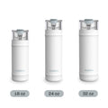 Bubba 24 oz Dualsip Water Bottle with Straw & 2-Way Lid | Leakproof Metal Tumbler | Insulated Stainless Steel | Reusable | Lightweight | Dishwasher Safe | Lead & BPA-Free | Fresh Kicks 🍁 All In One Marketplace Canada