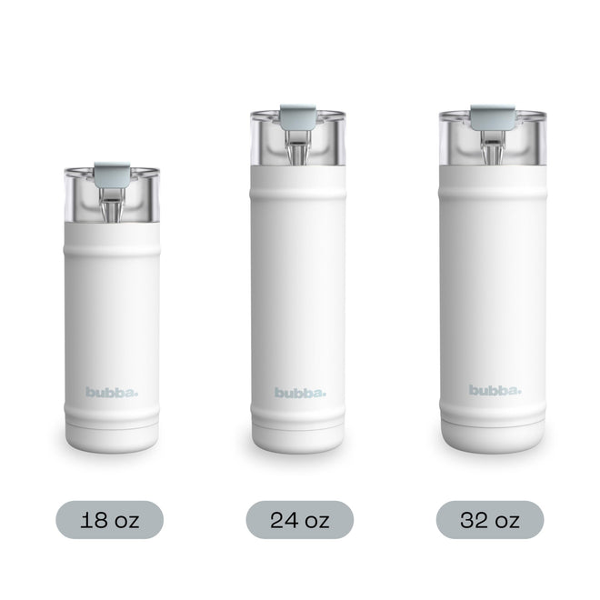 Bubba 24 oz Dualsip Water Bottle with Straw & 2-Way Lid | Leakproof Metal Tumbler | Insulated Stainless Steel | Reusable | Lightweight | Dishwasher Safe | Lead & BPA-Free | Fresh Kicks 🍁 All In One Marketplace Canada